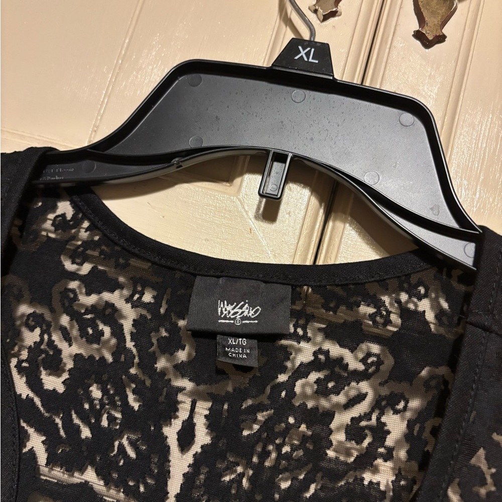 Mossimo Black Lace Sleeveless Coverup NEW NWT - Picture 2 of 7